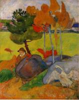 Gauguin, Paul - Breton Boy in a Landscape